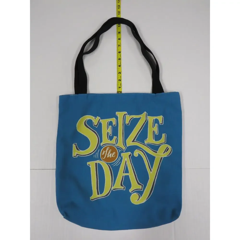 Tote Bag Seize the Day Fun Vacation Musical Theatre Fall Autumn Back to School
